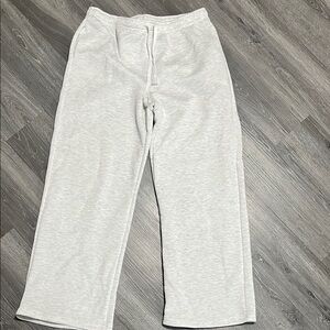 Women’s Light Gray Drawstring Sweatpants